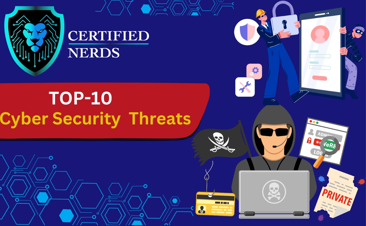 Top 10 Most Dangerous Cyber Security Threats Certified Nerds