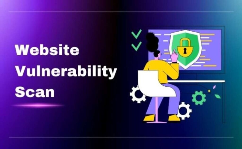 Website Vulnerability scan is happening on computer
